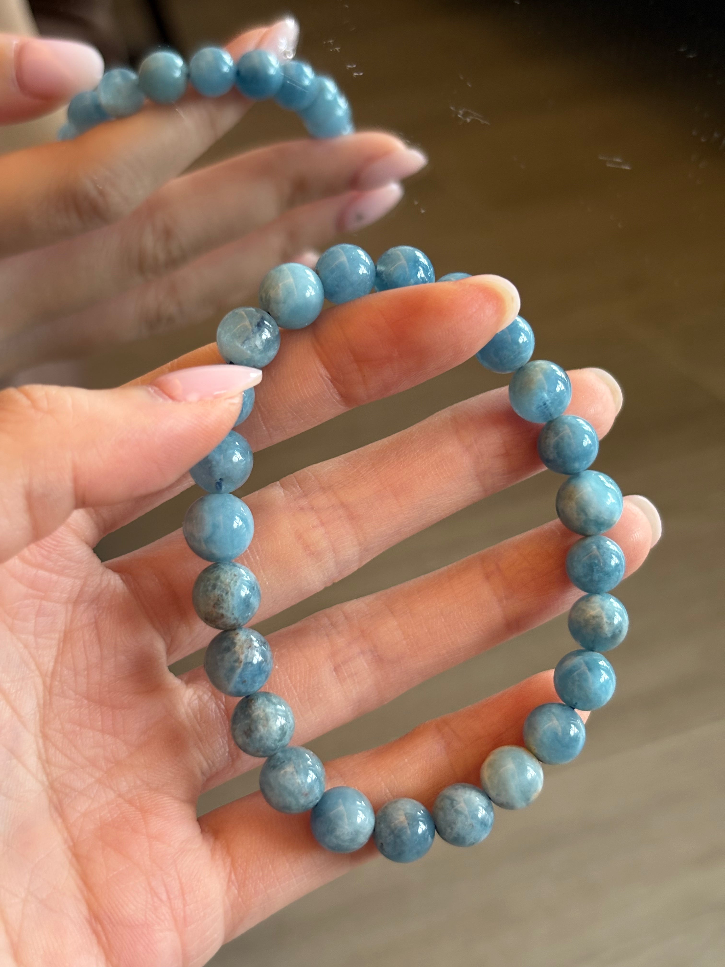 Starry Night - Aquamarine Bracelet