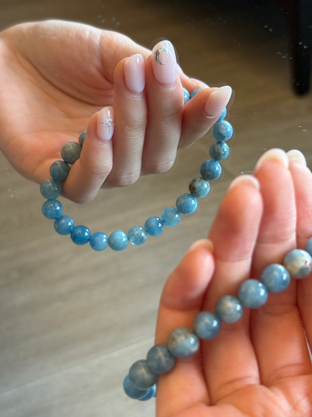 Starry Night - Aquamarine Bracelet