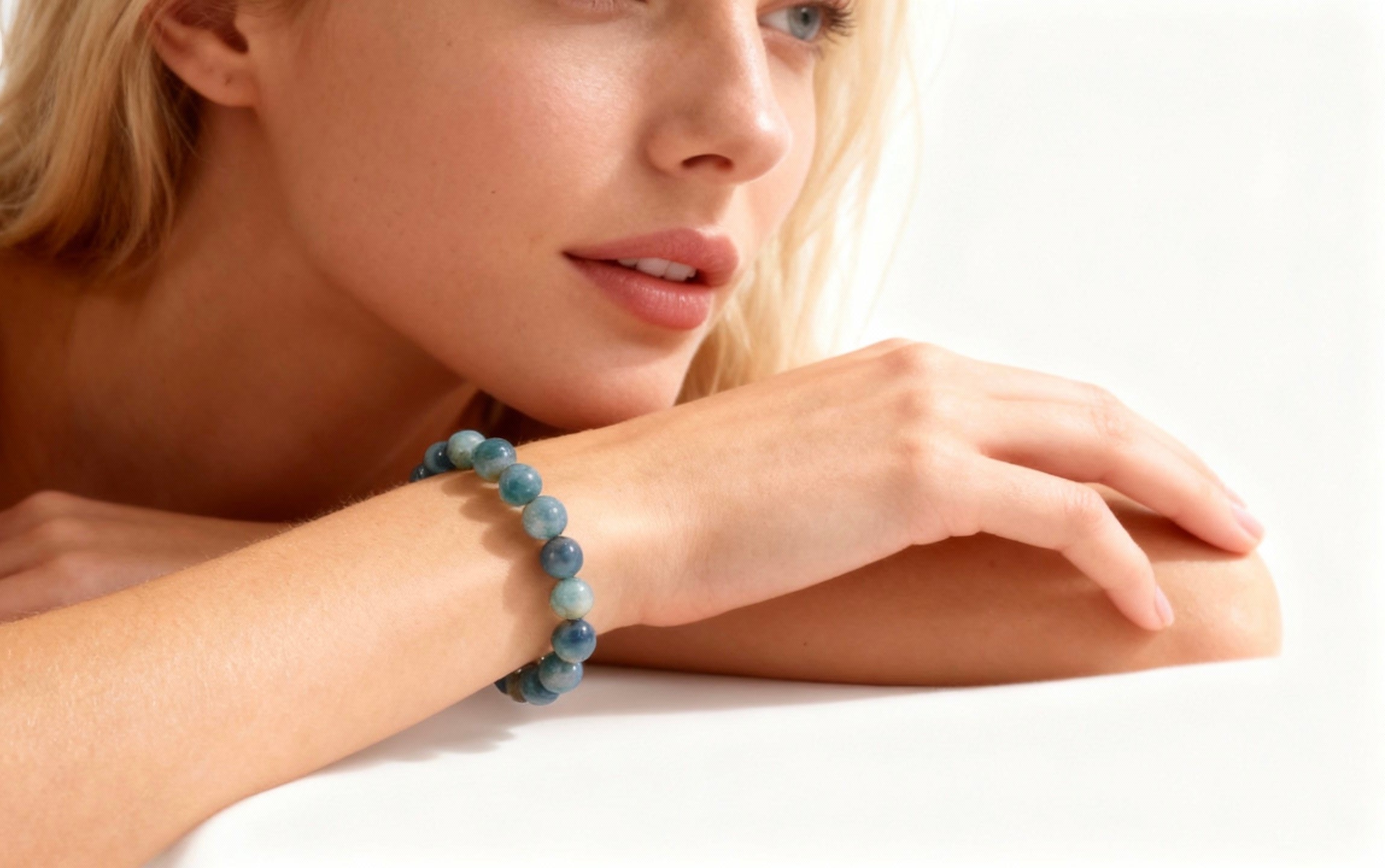 Starry Night - Aquamarine Bracelet