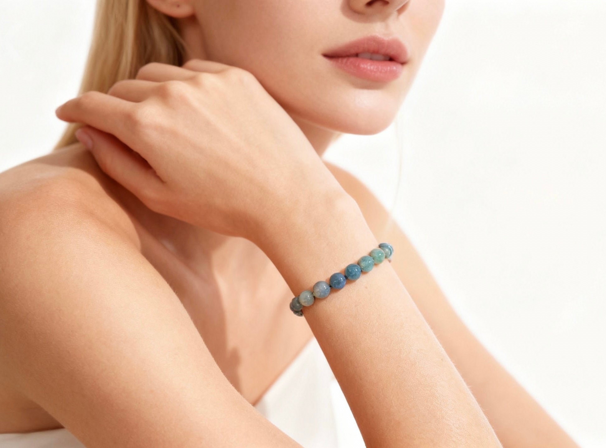 Starry Night - Aquamarine Bracelet
