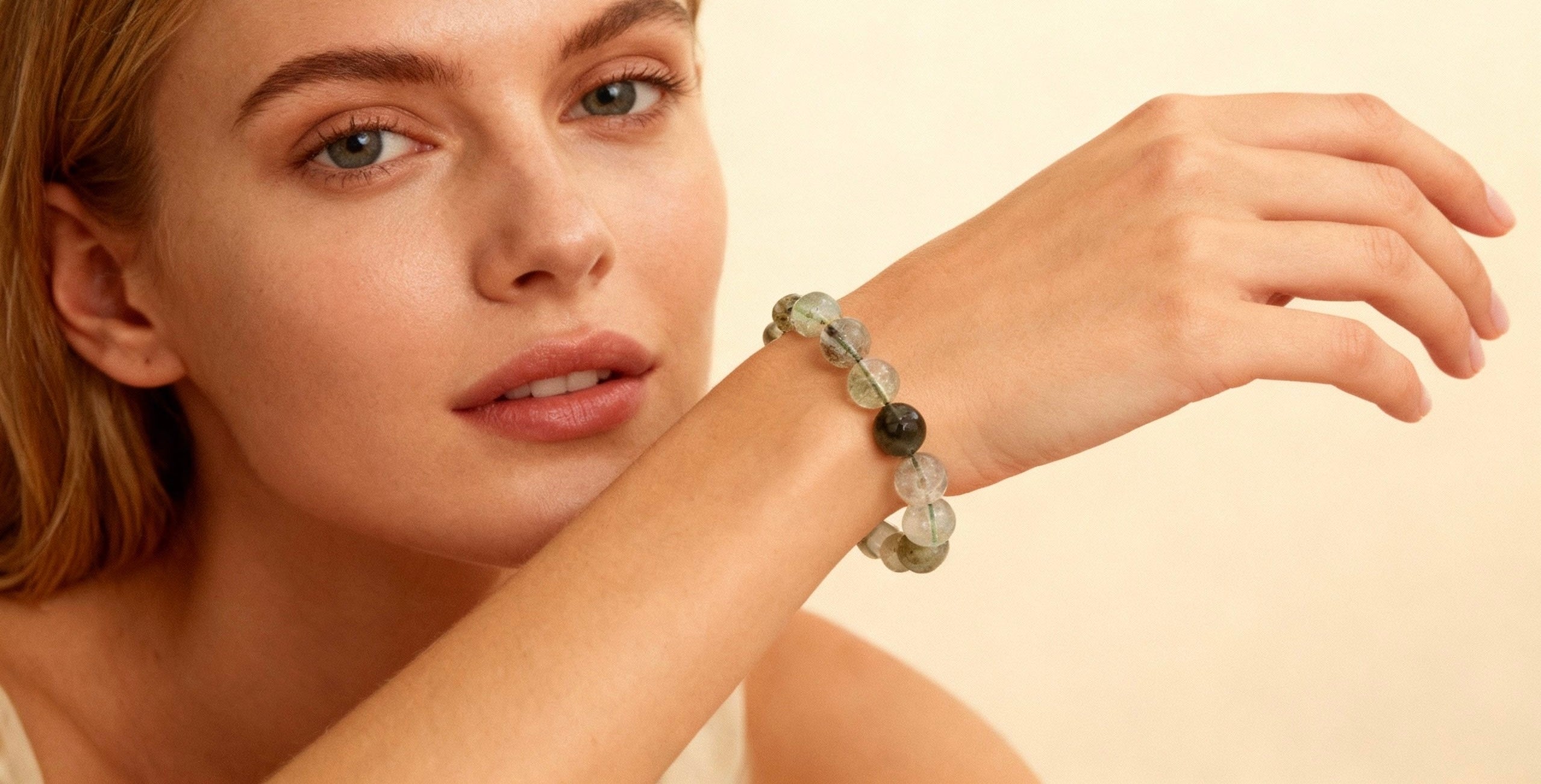 Green Phantom Quartz Bracelet