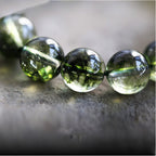 Real Moldavite bracelet for high vibration energy